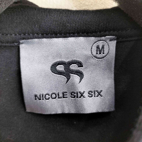 NICOLE SIX SIX ラインストーン ポロシャツ Y2K レディース import:M