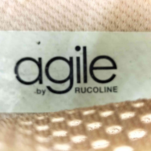 アージレバイルコライン AGILE BY RUCOLINE キルティングデザイン ストラップシューズ レディース 37