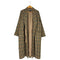 ダックス DAKS ウールナイロン チェック ガウンコート メンズ import:L