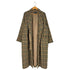 ダックス DAKS ウールナイロン チェック ガウンコート メンズ import:L