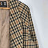 ダックス DAKS ウールナイロン チェック ガウンコート メンズ import:L
