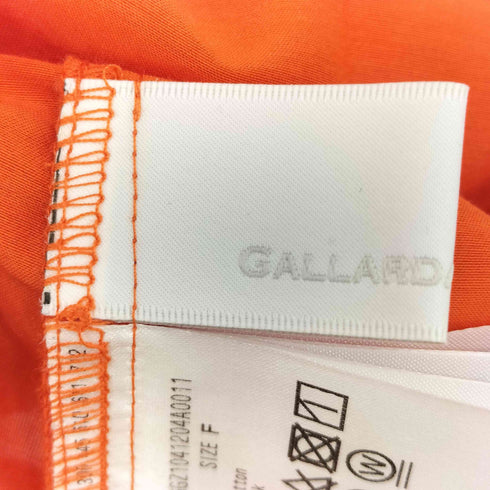 ガリャルダガランテ GALLARDAGALANTE 24ss コットンシルク フリル ブラウス レディース FREE