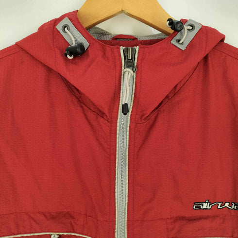 エアウォーク AIRWALK 00S ドローコード 裏地メッシュ ハニカム マルチポケット ナイロンジャケット メンズ import:L