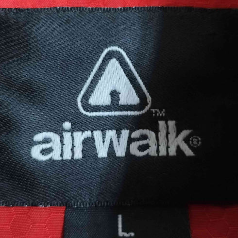 エアウォーク AIRWALK 00S ドローコード 裏地メッシュ ハニカム マルチポケット ナイロンジャケット メンズ import:L
