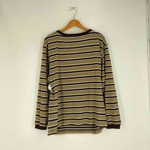 Anomalies Department SLANTED SHOULDER STRIPED LONG SLEEVE T-SHIRT レディース import:XS