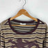 Anomalies Department SLANTED SHOULDER STRIPED LONG SLEEVE T-SHIRT レディース import:XS