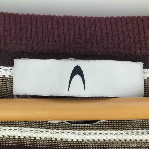 Anomalies Department SLANTED SHOULDER STRIPED LONG SLEEVE T-SHIRT レディース import:XS