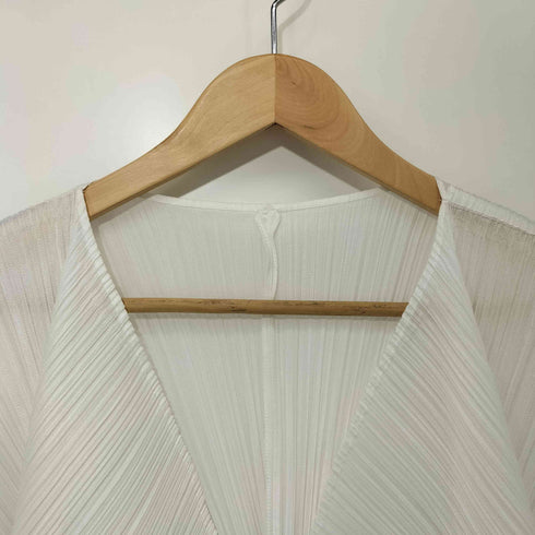 プリーツプリーズイッセイミヤケ PLEATS PLEASE ISSEY MIYAKE プリーツ トッパー カーディガン レディース JPN:4