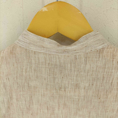 スティーブンアラン Steven Alan LINEN BAND COLLAR SHIRT レディース M