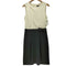 マックスマーラ MAX MARA MADE IN ITALY バイカラー ノースリーブワンピース レディース JPN:40