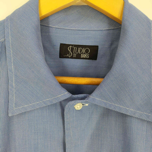 ダックス DAKS STUDIO BY DAKS 英国製 ロングスリーブシャツ メンズ L