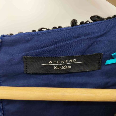 ウィークエンドマックスマーラ Weekend Max Mara ビジューデザイン ノースリーブワンピース レディース JPN:44