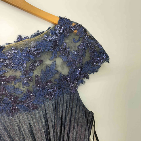 タダシショウジ TADASHI SHOJI スパンコール刺繍デザイン ノースリーブワンピース レディース JPN:XL