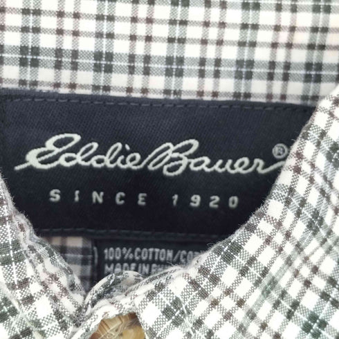 エディーバウアー Eddie Bauer チェック ボタンダウンシャツ メンズ L
