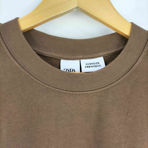ザラ ZARA OVERSIZE CREWNECK クルーネックスウェット メンズ import:S