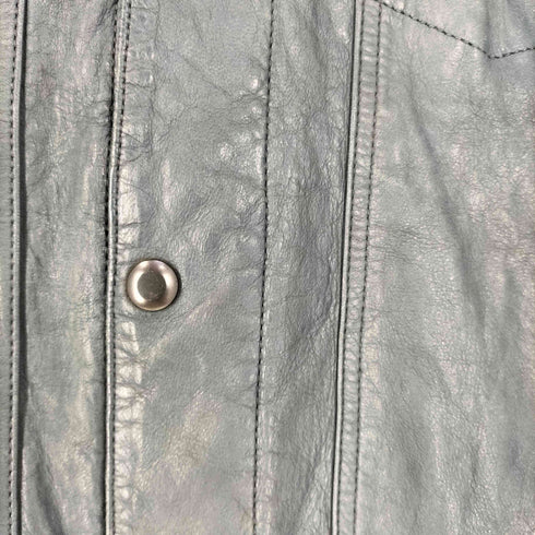 NICHIWA relume フラップボタンレザージャケット メンズ M