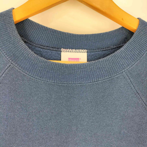 ヘインズ Hanes Her Way ラグランスウェット ブランク 無地 メンズ import:L