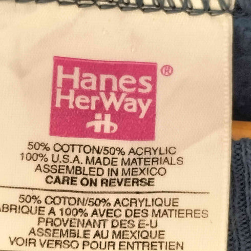 ヘインズ Hanes Her Way ラグランスウェット ブランク 無地 メンズ import:L
