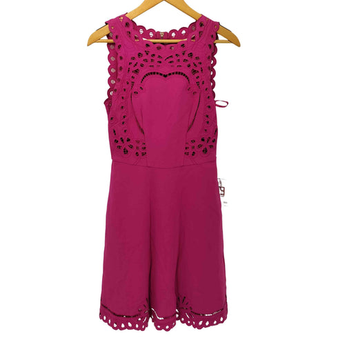 テッドベーカー TED BAKER バックジップ レースデザインワンピース レディース JPN:1