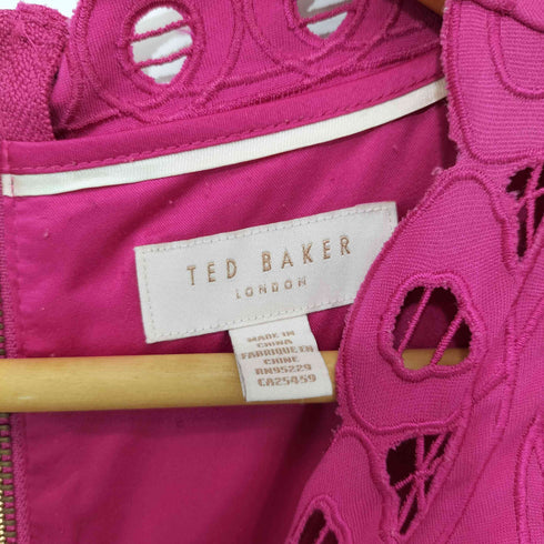テッドベーカー TED BAKER バックジップ レースデザインワンピース レディース JPN:1