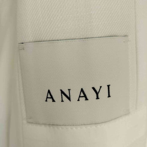 アナイ ANAYI リネンライクビエラ半袖 ジャケット レディース JPN:34