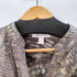 JM COLLECTION 総柄 ランダムプリーツ シャツ レディース import:S
