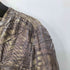 JM COLLECTION 総柄 ランダムプリーツ シャツ レディース import:S