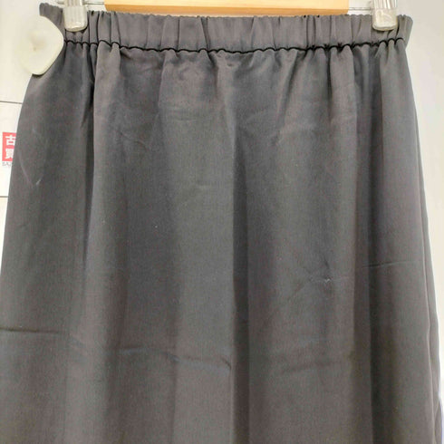 マカフィー MACPHEE 22aw アセテートポリエステル サテン Iライン マキシスカート レディース 36
