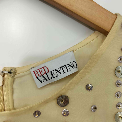 レッドヴァレンティノ RED VALENTINO 装飾 デザインノースリーブワンピース レディース EUR:40