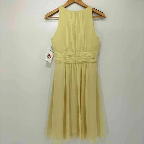 ローレンラルフローレン LAUREN RALPH LAUREN ギャザーデザインノースリーブワンピース レディース US:4
