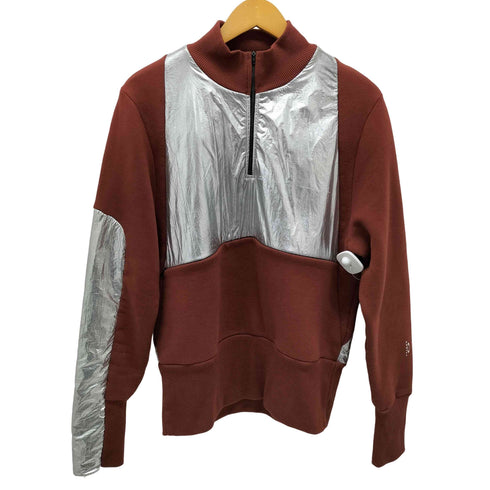 オークリー OAKLEY Samuel Ross Half Zip Pullover Metallic Patch 切替 スウェット メンズ