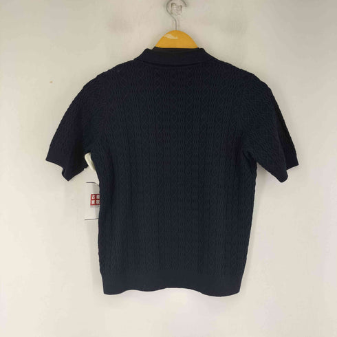 フレッドペリー FRED PERRY 月桂樹ロゴ刺繍 ケーブルニット ポロシャツ レディース 10