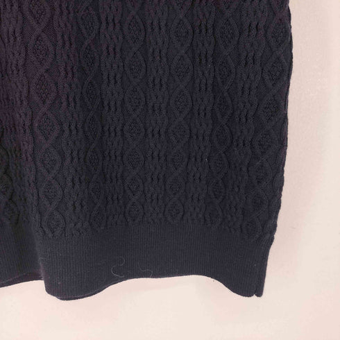 フレッドペリー FRED PERRY 月桂樹ロゴ刺繍 ケーブルニット ポロシャツ レディース 10