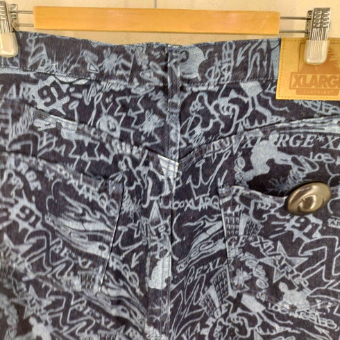 エクストララージ XLARGE 24AW DISCHARGE PRINT DENIM PANTS メンズ 34