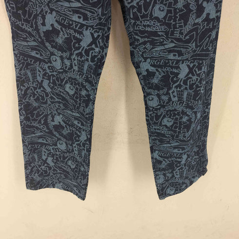 エクストララージ XLARGE 24AW DISCHARGE PRINT DENIM PANTS メンズ 34