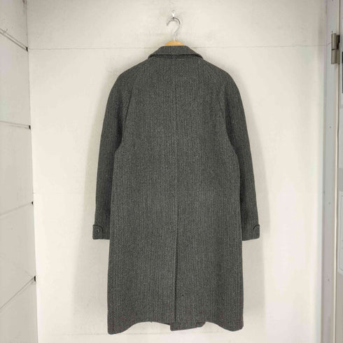 ハリスツイード Harris Tweed ヘリンボーン チェスターコート メンズ