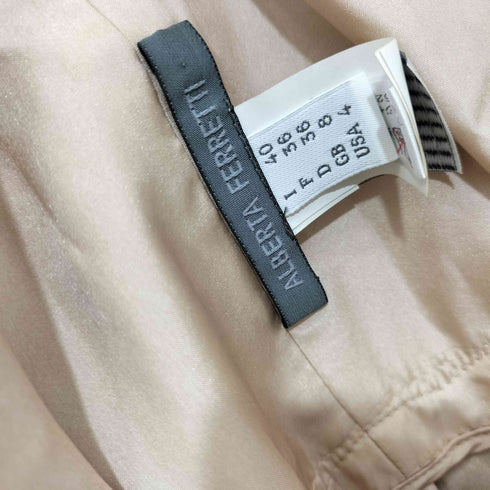 アルベルタフェレッティ ALBERTA FERRETTI MADE IN ITALY シルク100% ワンショルダーロングワンピース レディース FR:36
