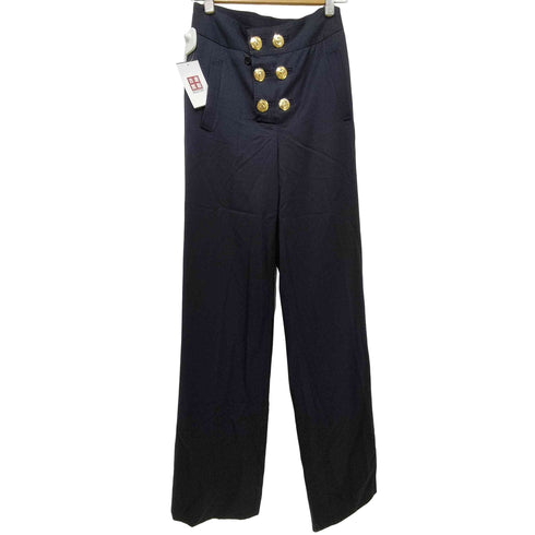 ディースクエアード DSQUARED2 金ボタンセーラーワイドスラックスパンツ レディース EUR:40-42