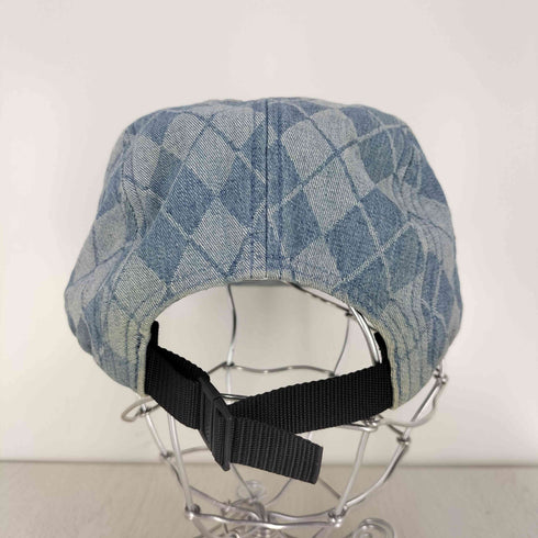 シュプリーム Supreme 14AW Denim Argyle Camp Cap デニム アーガイル キャップ メンズ