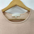 エスマックスマーラ S Max Mara カシミヤ100 クルーネック半袖ニット レディース import:L