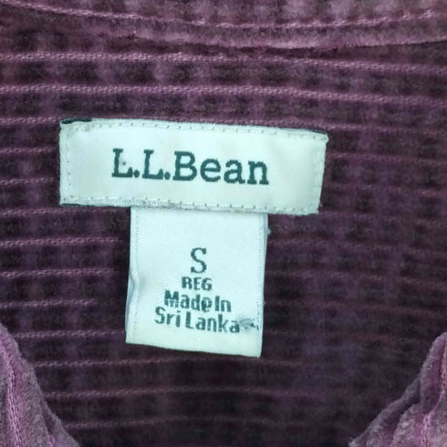 エルエルビーン L.L.Bean コーデュロイシャツ レディース S