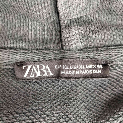 ザラ ZARA スプラッシュペイントジップアップフーディ メンズ import:XL