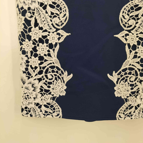 タダシショウジ TADASHI SHOJI 刺繍デザイン ノースリーブワンピース レディース JPN:4