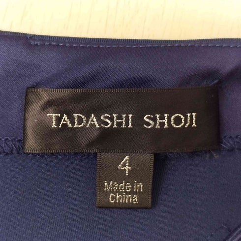 タダシショウジ TADASHI SHOJI 刺繍デザイン ノースリーブワンピース レディース JPN:4
