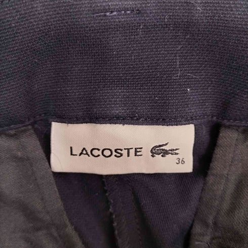 ラコステ LACOSTE テーパードスラックスパンツ レディース JPN:36