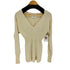 Crinkle Crinkle Crinkle geometric jacquard knit レディース FREE