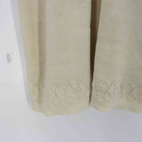 Crinkle Crinkle Crinkle geometric jacquard knit レディース FREE