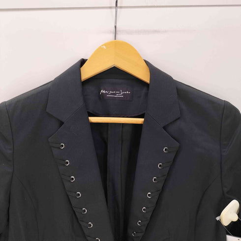 ジュンココシノ JUNKO KOSHINO MAISON DE JUNKO レースアップ ラペル 1B テーラード ジャケット レディース JPN:40