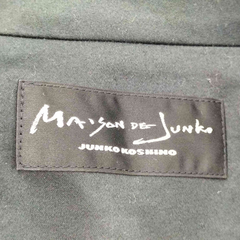 ジュンココシノ JUNKO KOSHINO MAISON DE JUNKO レースアップ ラペル 1B テーラード ジャケット レディース JPN:40