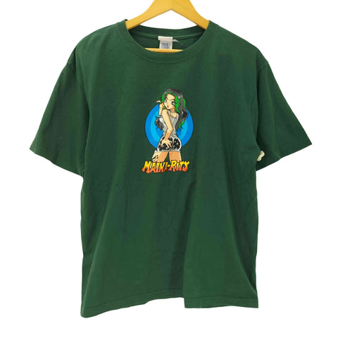 maina MAINA-RITS ガールプリント Tシャツ メンズ JPN:XL